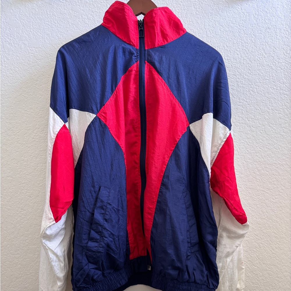 VTG MacGregor Red, White & Blue Windbreaker Size Large - Picture 2 of 11